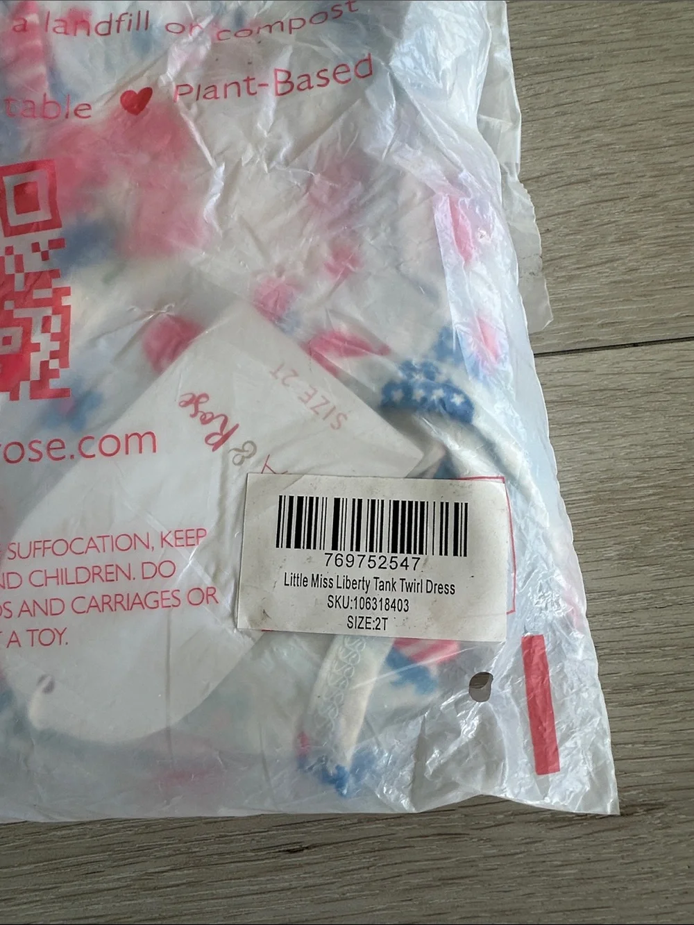 Mila and Rose Little Miss Liberty Twirl Dress Red/White/Blue 2T NWT IN PACKAGE